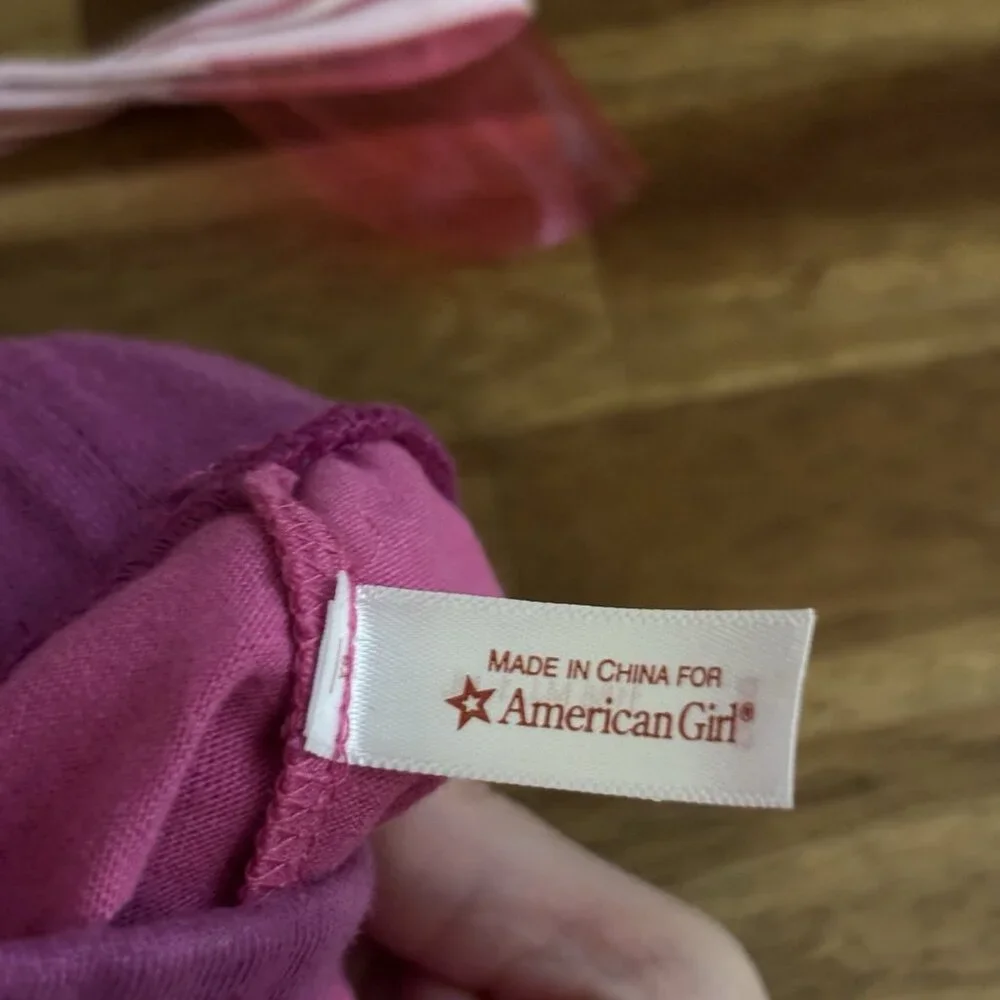 American‎ Girl doll Shorts & Pink Visor Lot